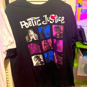 Tupac shirt black